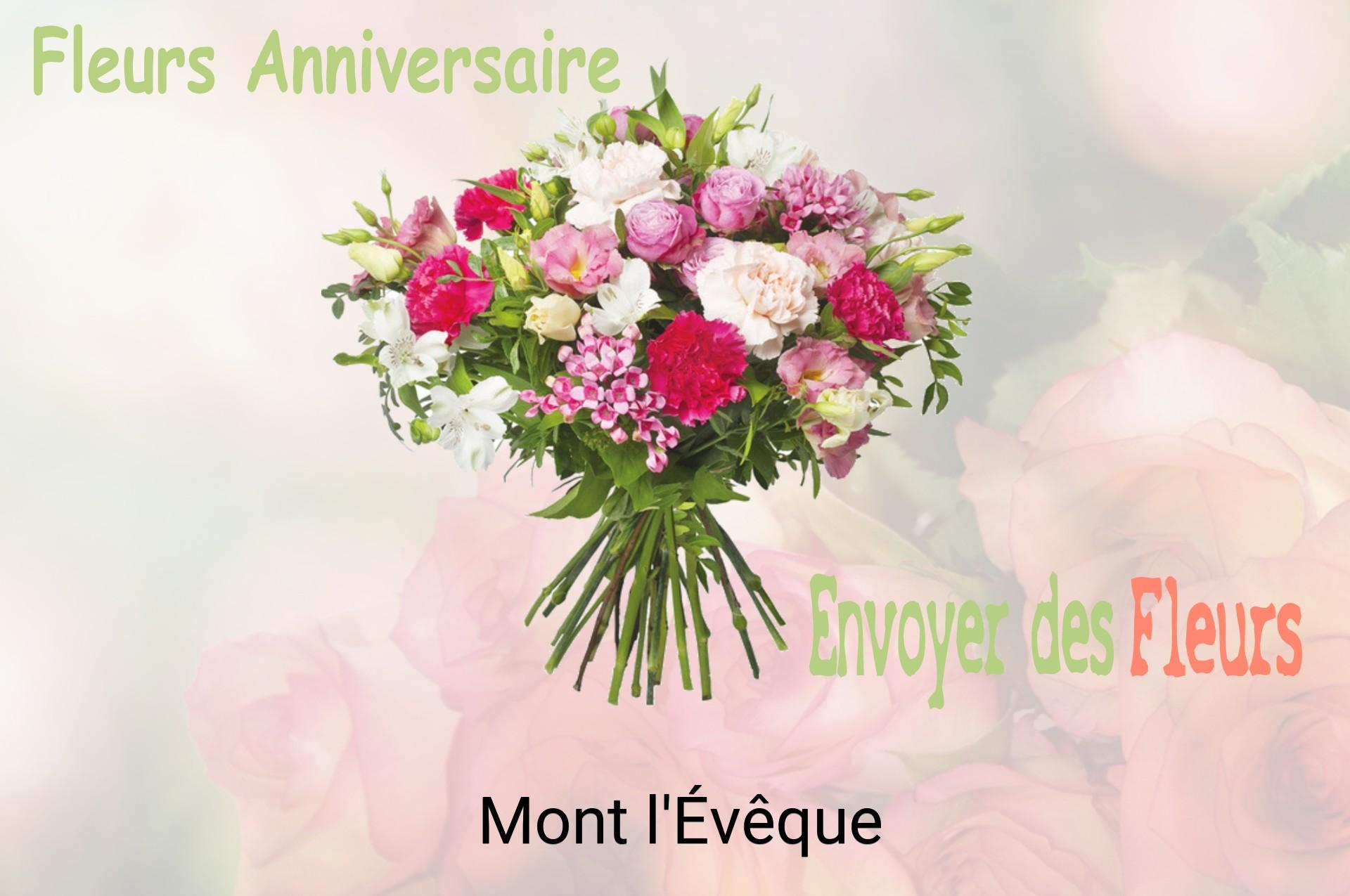 Bouquet de fleurs d’anniversaire livré à Mont-l'Évêque