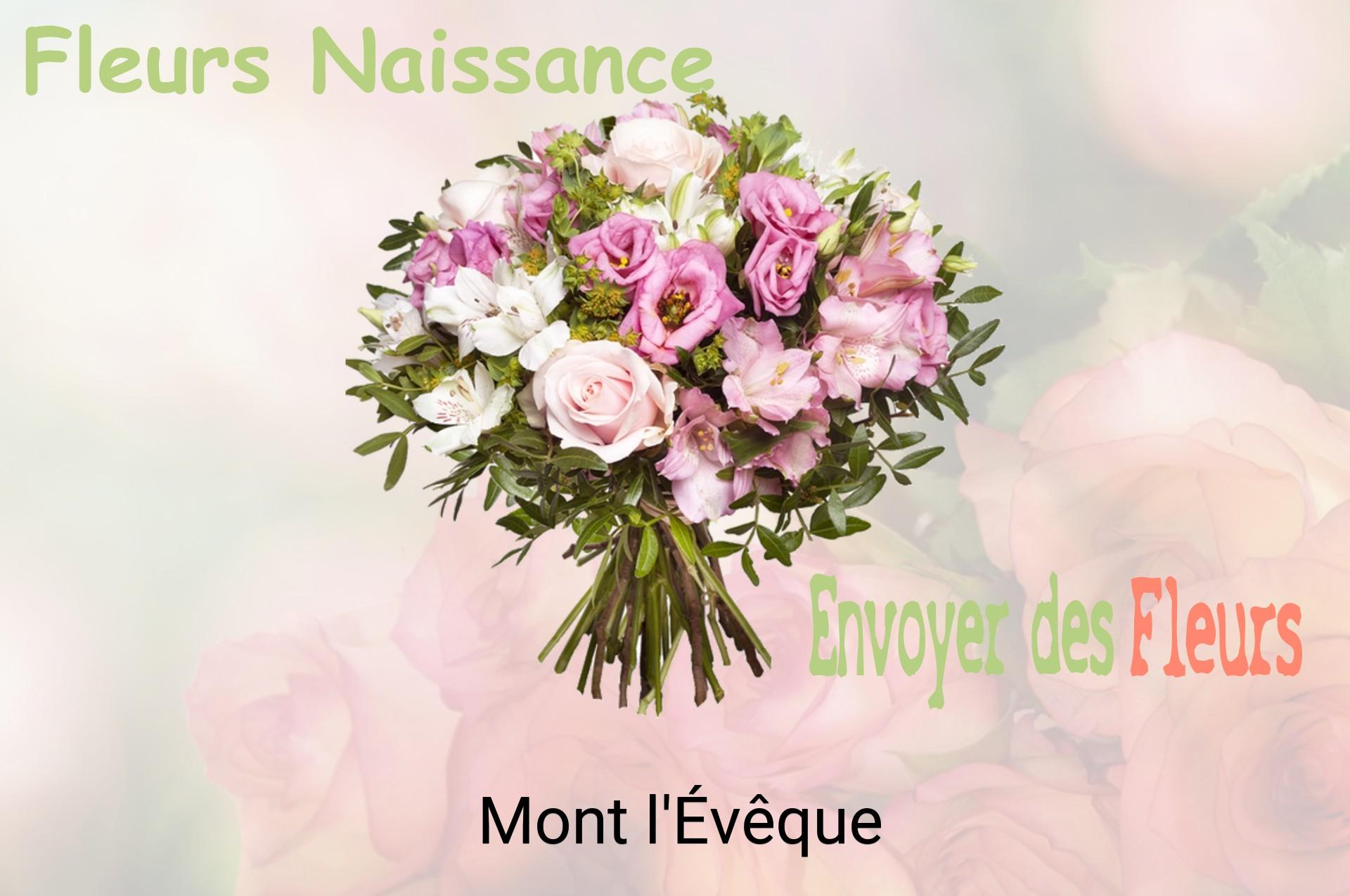 Bouquet de fleurs de naissance livré à Mont-l'Évêque